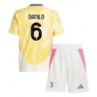 Camisa de time de futebol Juventus Danilo Luiz #6 Replicas 2º Equipamento Infantil 2024-25 Manga Curta (+ Calças curtas)